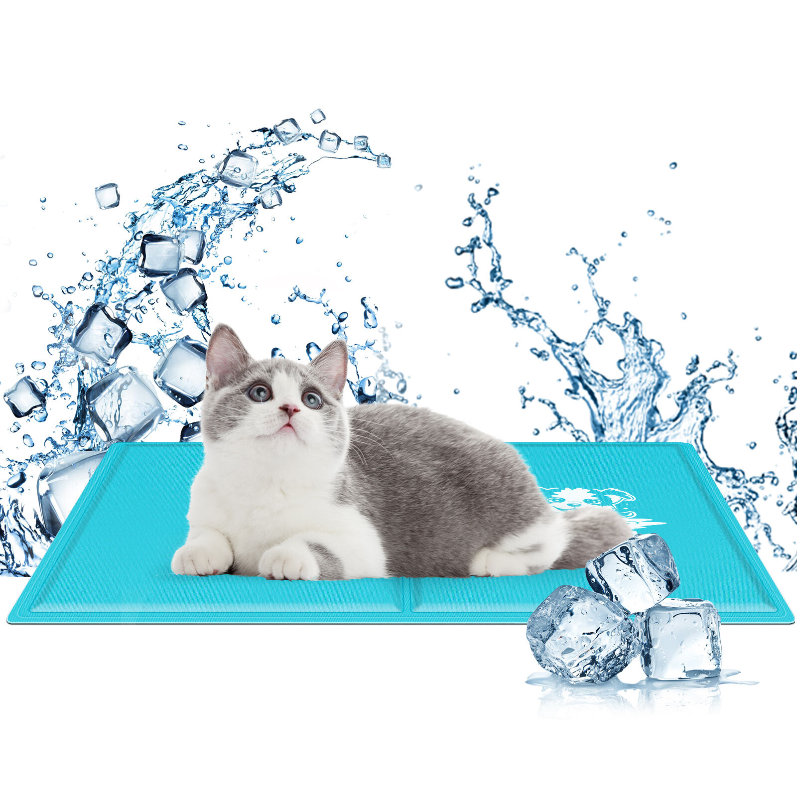 Nobleza Alfombra Refrescante para Perros Gatos, Auto Refrigerante No t&oacute;xico. Alfombra de Gel Activada por Presi&oacute;n para Perros Gatos, , large Imagen numero 1