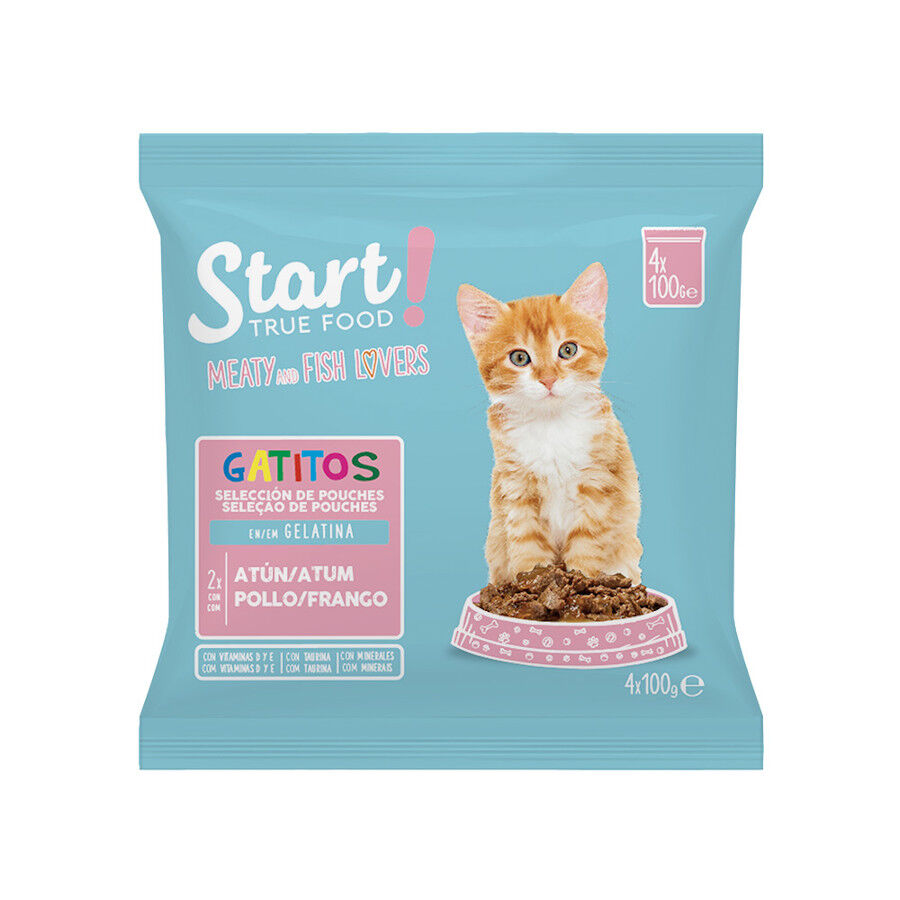 Start Kitten Mix Pollo y Atún Gelatina en sobre