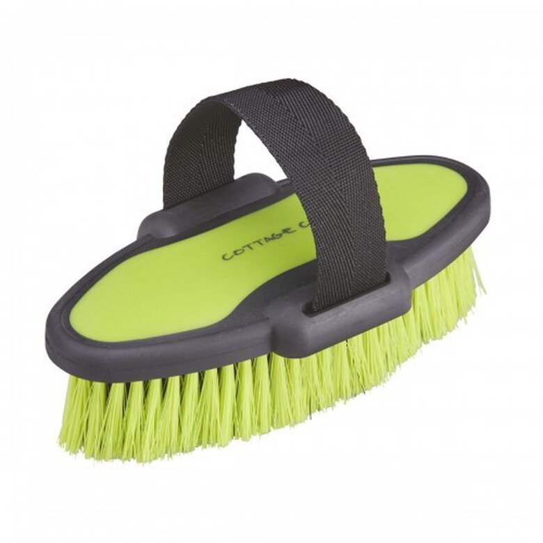 Cepillo doble moldeado Cottage Craftde para caballo color Verde, , large image number null