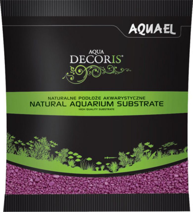 Aquael Aqua Decoris Sustrato Natural Cuarzo morado para acuarios