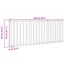 vidaXL Puerta para perros plegable 3 paneles madera de álamo 150 cm, , large indicador imagen numero 10