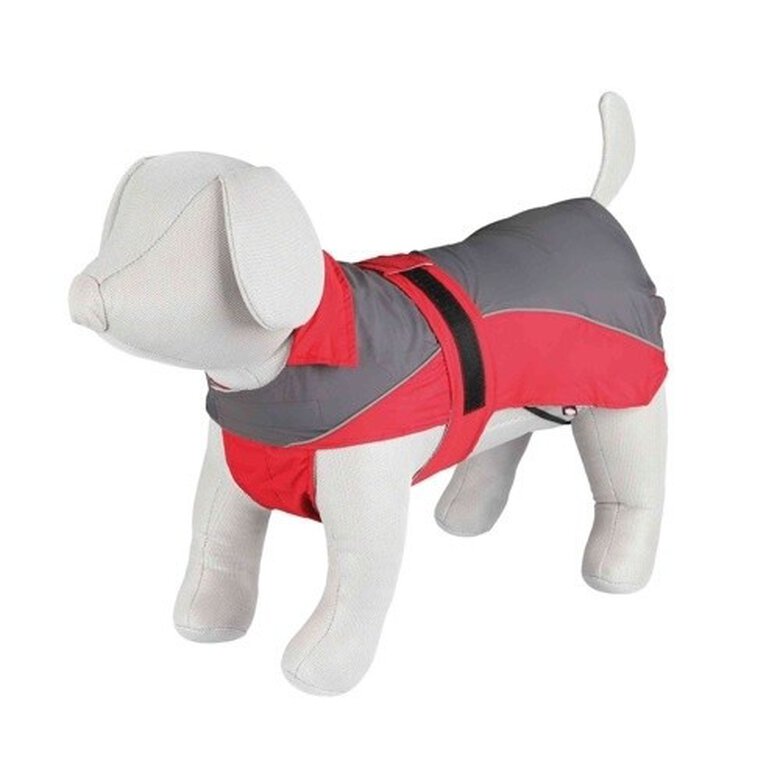 Trixie impermeable Lorient rojo y gris para perros, , large image number null