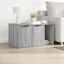 vidaXL Mueble arenero para gatos madera gris Sonoma, , large indicador imagen numero 3