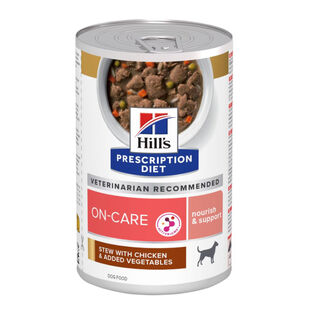Hill's Prescription Diet ON-Care Estofado de Pollo y Vegetales lata para perros