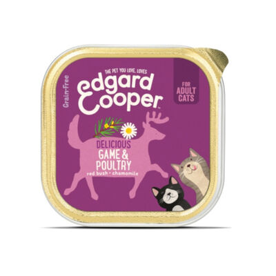 Edgard & Cooper Grain Free Aves y Venado tarrina para gatos