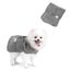 Nobleza Albornoz para Perros con Velcro, Superabsorbente y de Secado rápido, Albornoz de Microfibra para Todos los Gatos y Perros, Toalla Suave para Perros (S Gris), , large indicador imagen numero 6
