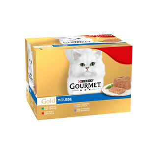 Gourmet Gold Mousse Sabores Variados