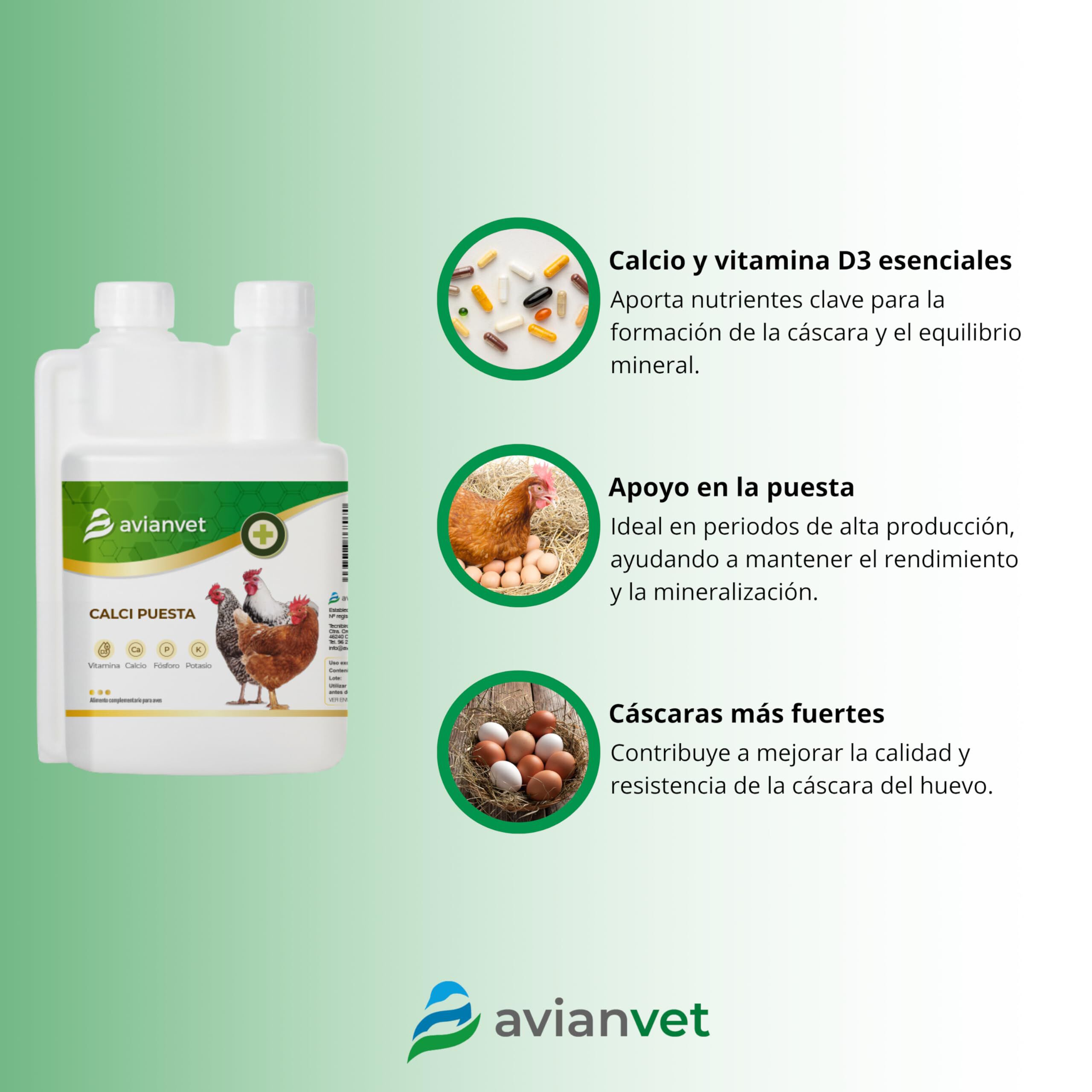 Avianvet Calcio Gallinas 500 ml, , large Imagen numero 2