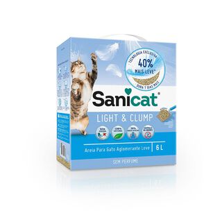 Sanicat Bentonita Fina Light y Clump para gatos