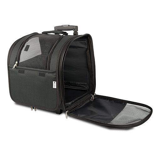 Bolso-Mochila con Ruedas y Tirador BOLSO MOCHILA CON RUEDAS Y TIRADOR NEGRO 34X28X34CM, , large Imagen numero 3