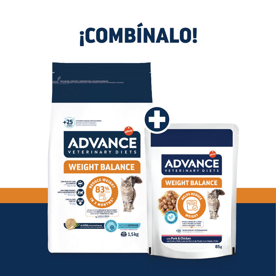Advance Veterinary Diets Weight Balance Sobre para gatos thumbnail