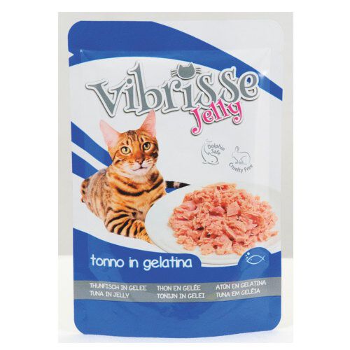 Vibrisse Jelly Atún en gelatina sobre para gatos