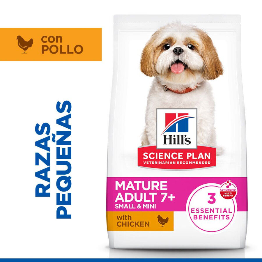 Hill&#039;s Science Plan Mature Adult Small y Mini pollo pienso para perros thumbnail