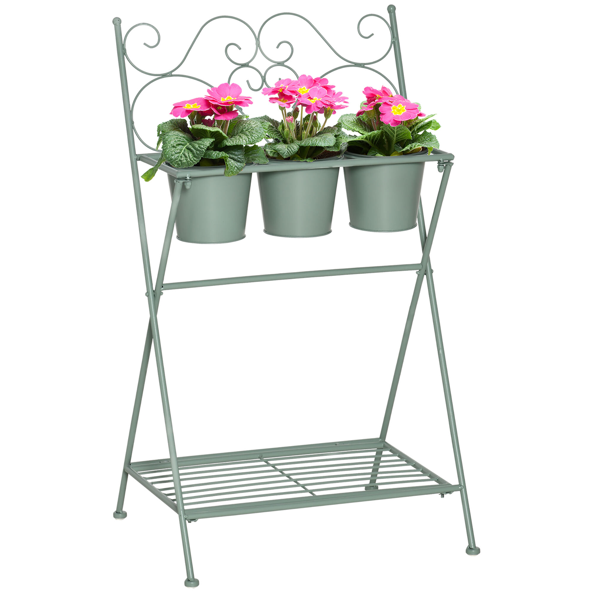 Outsunny Soporte para Plantas Verdes para exterior thumbnail