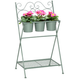 Outsunny Soporte para Plantas Verdes para exterior