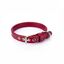Collar de cuero vegano Pamppy Cher color Rojo, , large indicador imagen numero 1
