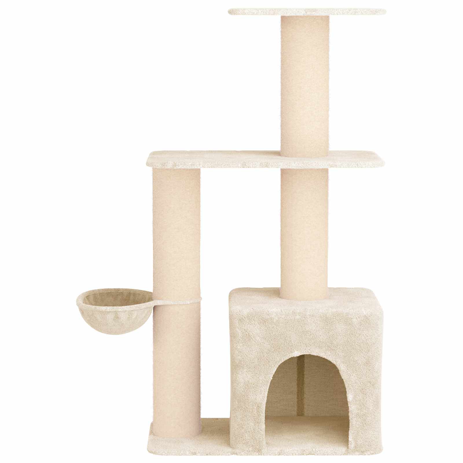 vidaXL &Aacute;rbol para gatos con postes de sisal &Aacute;rbol rascador Torre Gatos Juego, , large Imagen numero 5