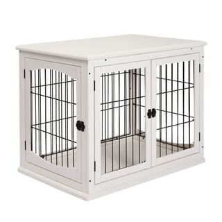 PawHut jaula de madera interior para perros