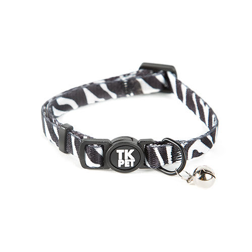 TK-Pet Safari collar para gatos con cascabel cebra Imagen numero 1