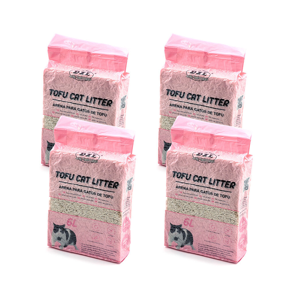 Arena para Gatos de Tofu ecol&oacute;gico Vegetal lecho para Gatos Libre de Polvo Arena Natural Aglomerante, , large Imagen numero 3