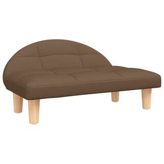 Vida XL Cama Marrón en forma de sofá para perros