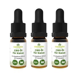 Cannalin Aceite de CBD 3x con aceite de salmón para gatos