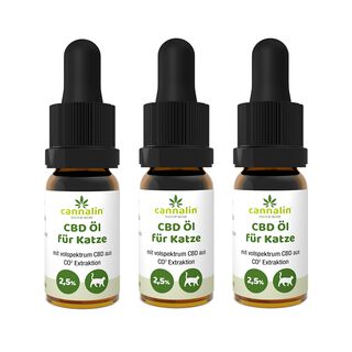 Cannalin Aceite de CBD 3x con aceite de salmón para gatos