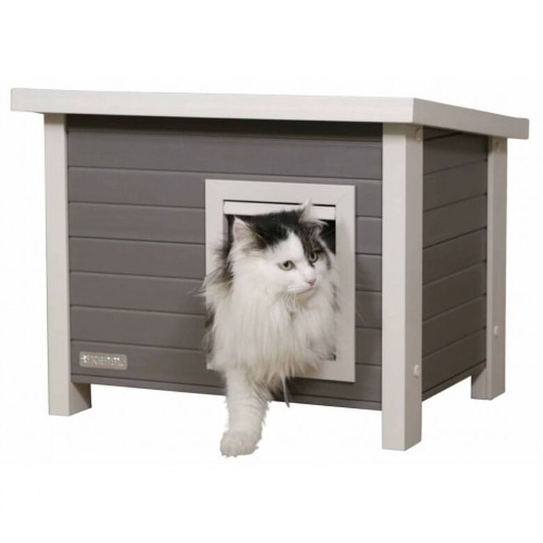 Caseta Kerbl para gatos color Gris thumbnail