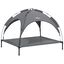 vidaXL Cama para perros con dosel antracita tela oxford y acero, , large indicador imagen numero 13