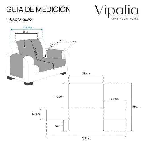 Vipalia cubre sof&aacute; c&iacute;rculos beige y marfil para mascotas, , large Imagen numero 6