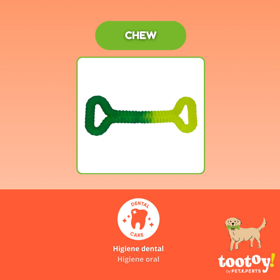 Tootoy! Mordedor Grill and Pull Verde para perros, , large Imagen numero 3