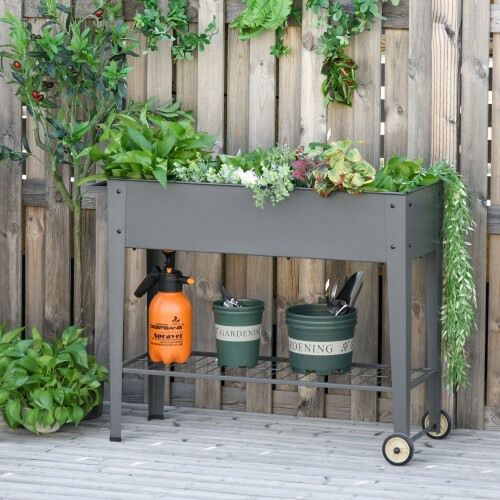 Cubo jardin ruedas 2025
