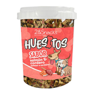 2&Snacks Huesitos Duo Salmón y Cordero para perros