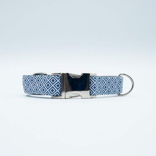 Baona collar zanz&iacute;bar blanco y azul para perros, , large Imagen numero 3