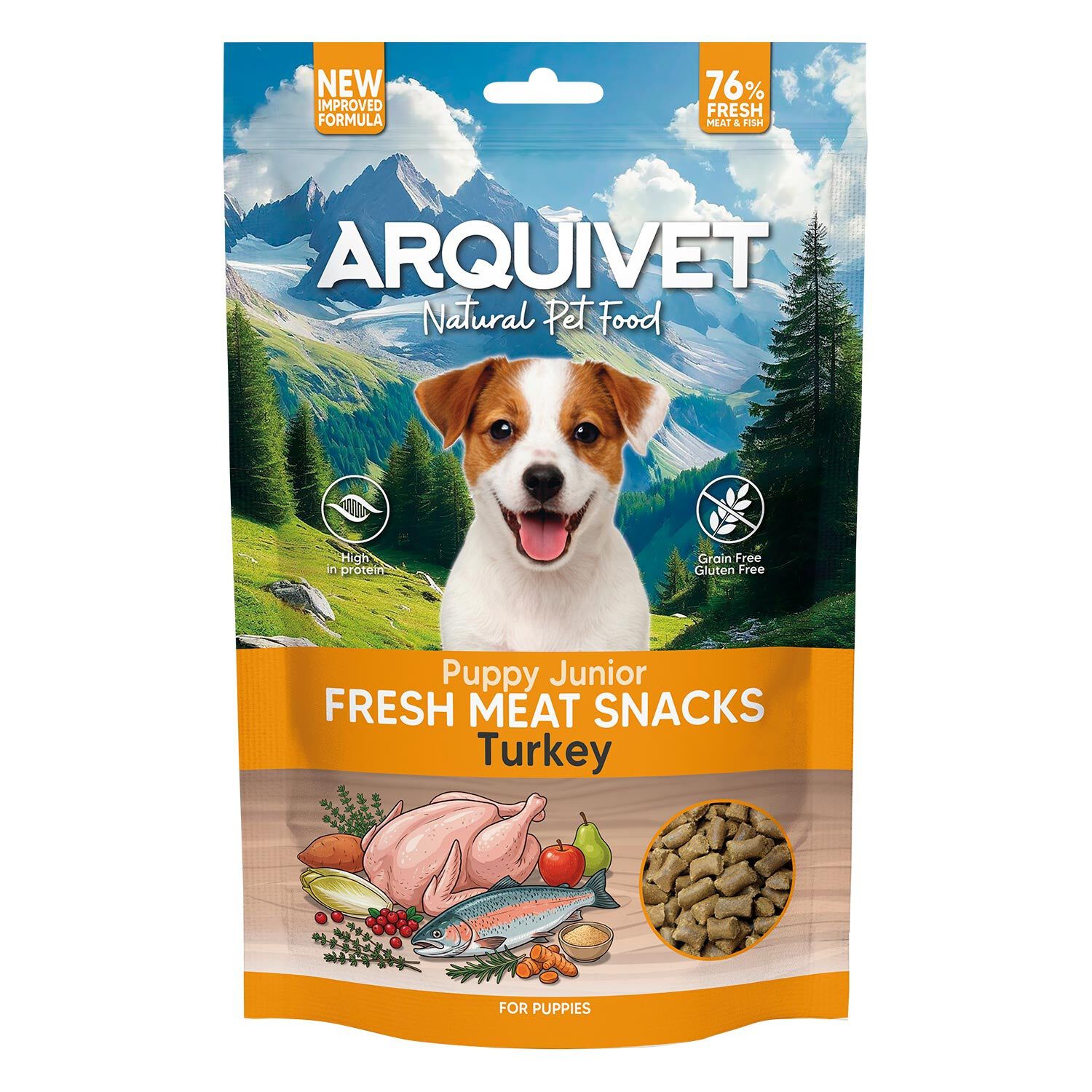 Snacks de carne fresca para cachorros - Pavo - Fresh Meat Snacks 800gr., , large Imagen numero 3