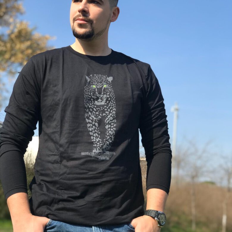 Camiseta unisex jaguar color Negro, , large image number null
