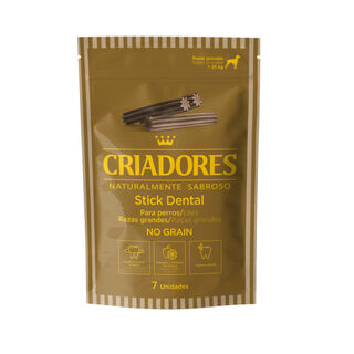 Criadores Snacks Dentales Grain Free para perros de raza grande