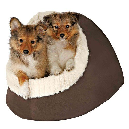 Trixie Timur Cama Cueva Marr&oacute;n con Beige para perros y gatos, , large Imagen numero 2