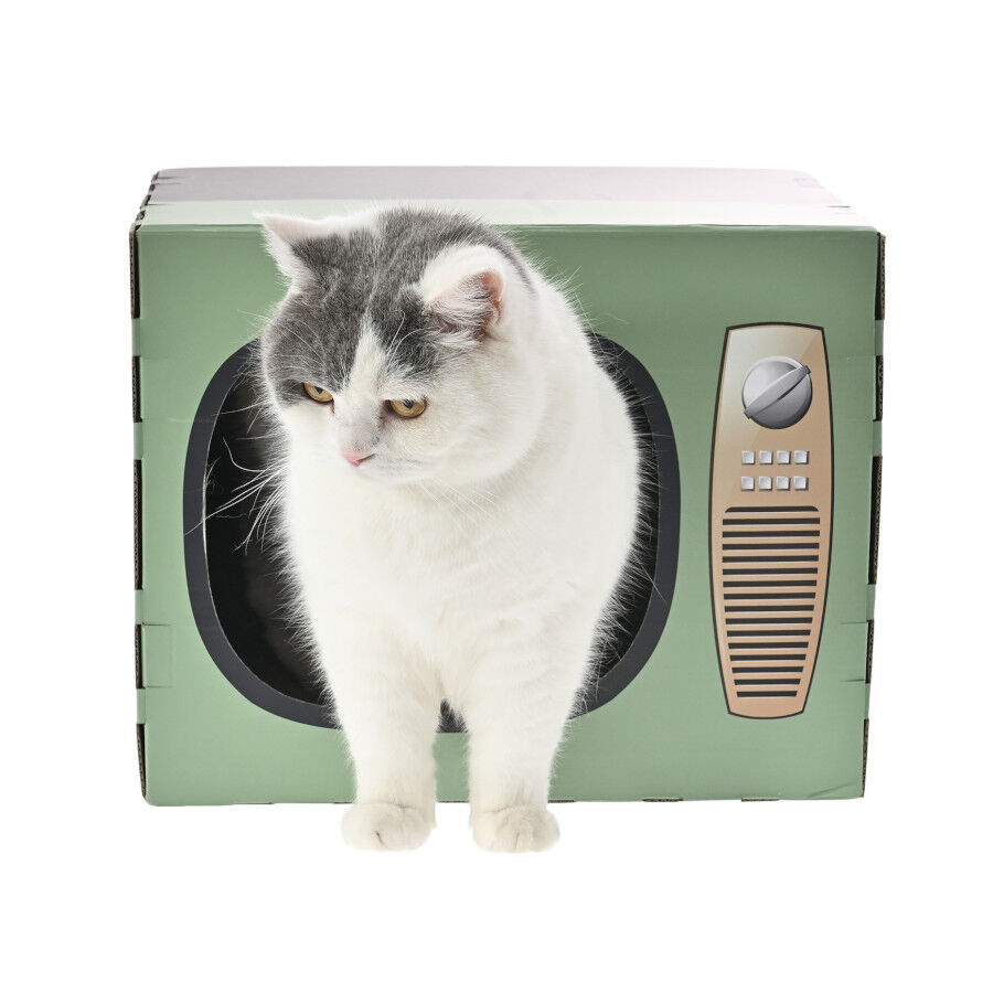 Leeby Tommy TV cama nido rascador de cart&oacute;n para gatos, , large Imagen numero 7