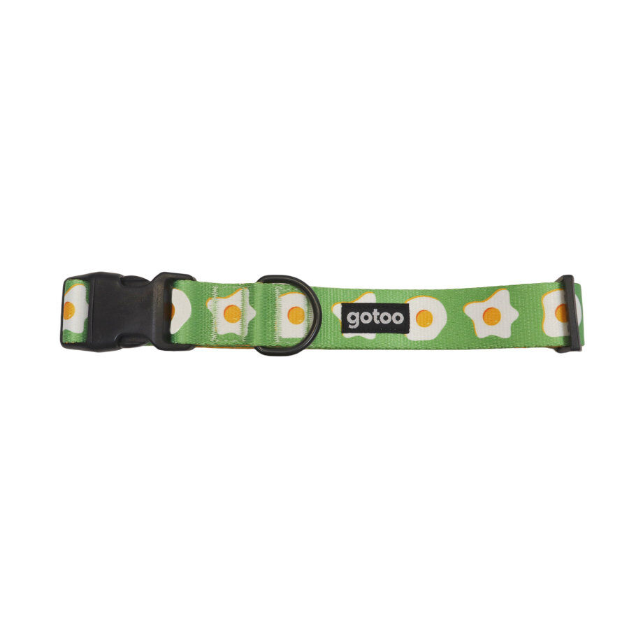 Gotoo Collar estampado verde para perro, , large Imagen numero 1