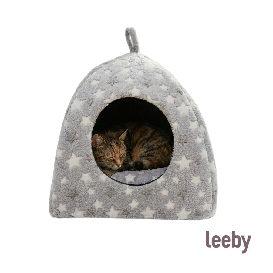 Leeby Cama Igl&uacute; Estrella Gris para gatos, , large Imagen numero 5