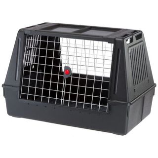 Transportín Atlas Car Scenic para perros color Negro
