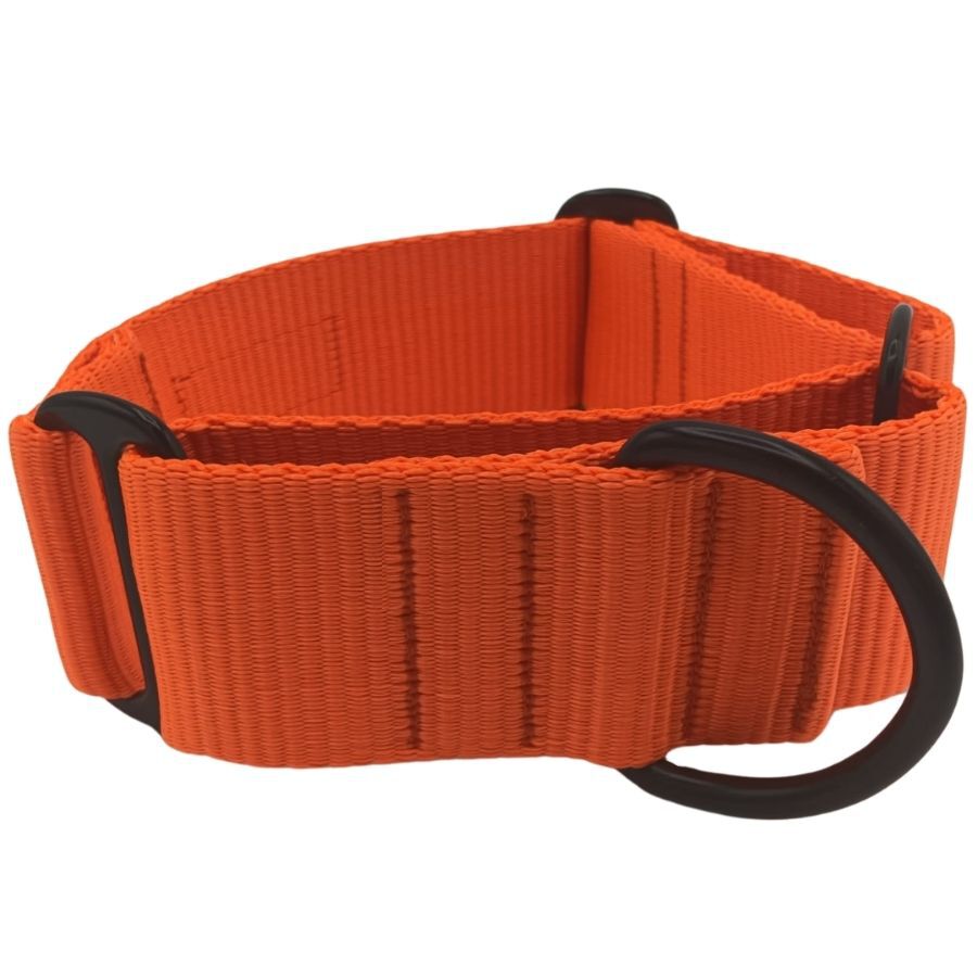EGV - Collar Martingale. Collar galgo hecho a mano en Espa&ntilde;a (Naranja), , large Imagen numero 1