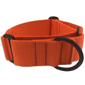 El Galguito Valiente Collar Martingale naranja para galgos