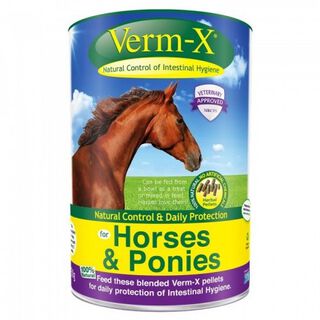 Snack Verm-X en bolitas para caballos y ponis