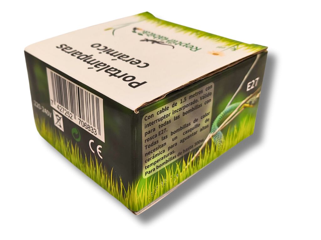 Reptilhábitat Portalámparas Compacto Cerámico para terrario thumbnail