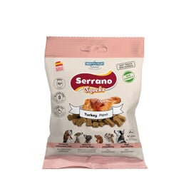 Mediterranean Natural Serrano Galletas Pavo para perros