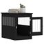 vidaXL Jaula para perros madera de ingeniería negro 55x75x65 cm, , large indicador imagen numero 8