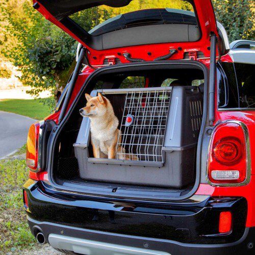 Transport&iacute;n Atlas Car Scenic para perros color Negro, , large Imagen numero 4