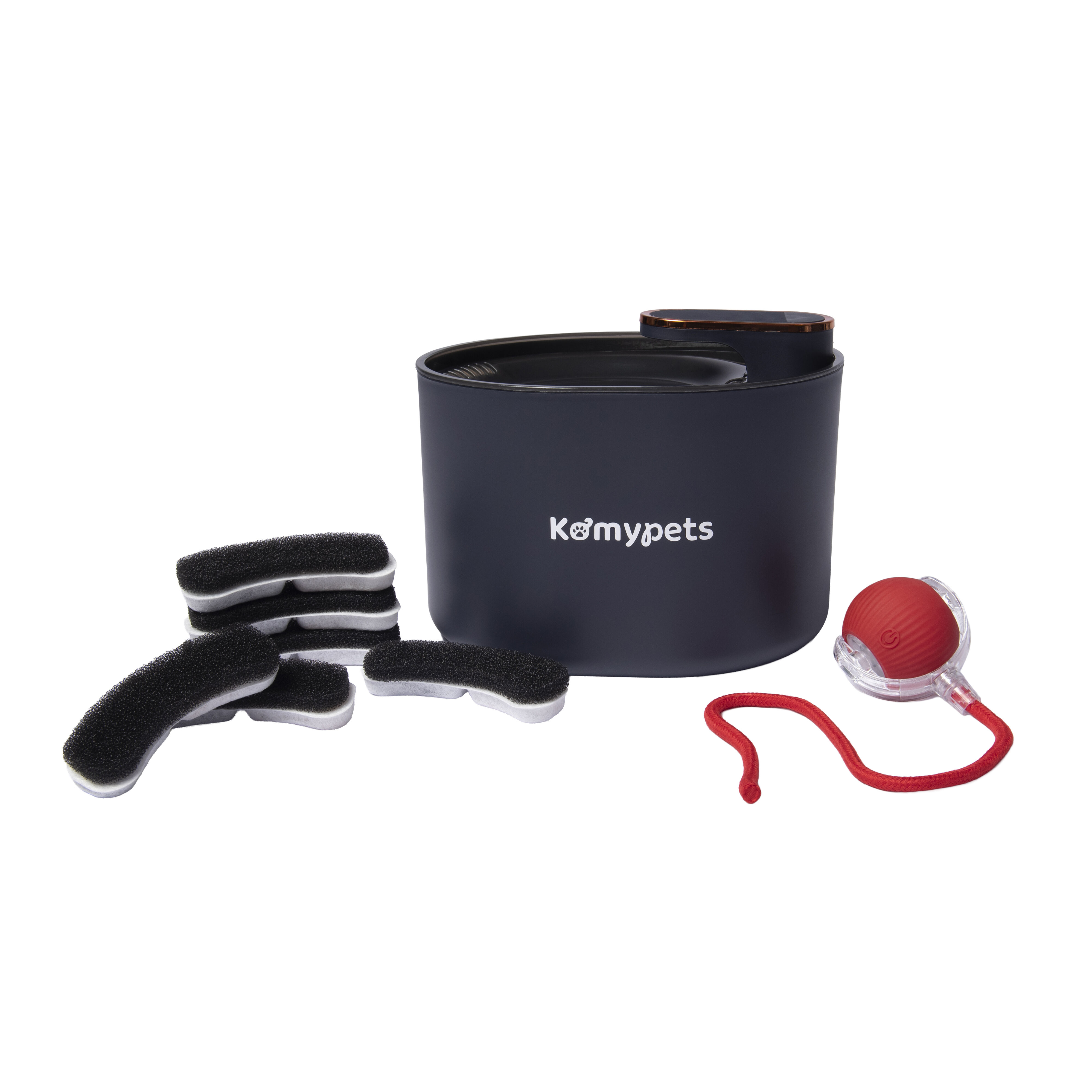 Komypets Pack Fuente y Pelota Interactiva para gatos